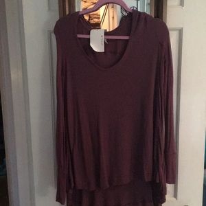NWOT Free People Waffle Knit Thermal Size M